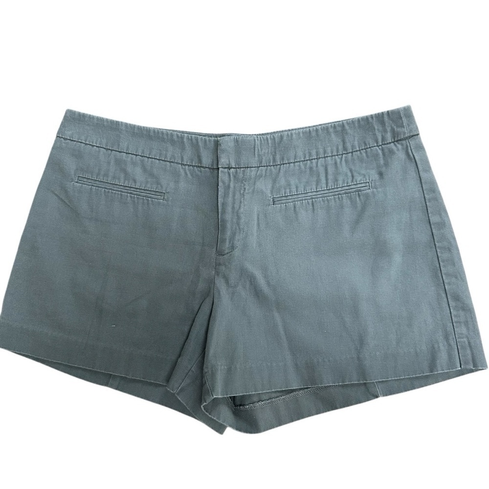 GAP Flat Front Classic Summer Shorts, Gray, size 10